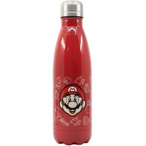 Super Mario Aluminium Drinkfles - 8412497035816