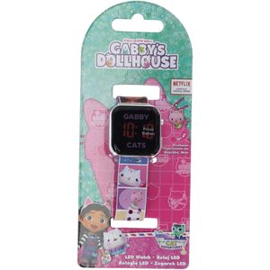 Gabby's Dollhouse Horloge - Led - Cats - 8435507877664