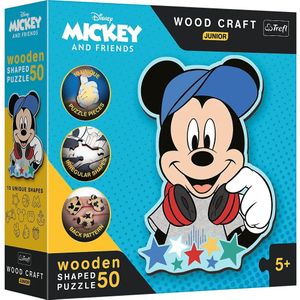 Mickey Mouse Houten Puzzel Junior - In Mickey's world - 5900511201994