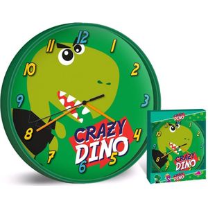 Crazy Dino Wandklok - 8435507835190
