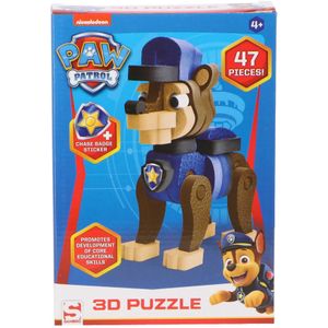 Paw Patrol 3D Puzzel Chase (47 Stukjes) - Geschikt voor kinderen vanaf 4 jaar