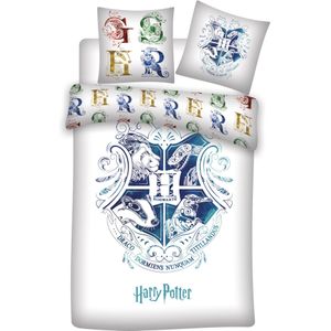Harry Potter Dekbedovertrek Art - Eenpersoons - 140  X 200 cm - Polyester