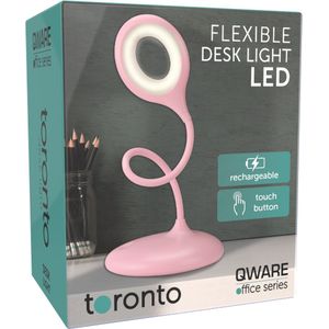 Flexibele bureaulamp Roze - 8718657552866