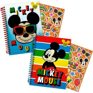 Mickey Notitieboek met stickers A5 - 5949043766670