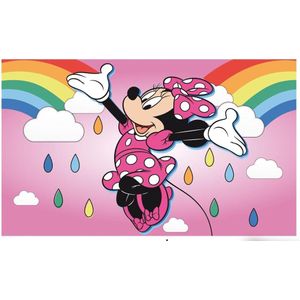 Minnie Mouse Vloerkleed met Foam - Regenbogen - 5407007985210