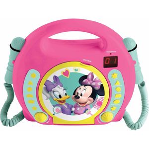 Lexibook Disney Minnie - CD Player With Microphones - Roze