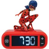 Miraculous Ladybug 3D Wekker met Nachtlampje en Geluiden - 3380743077321