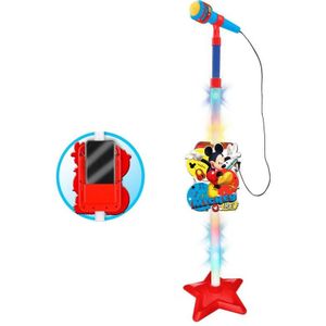 Mickey Mouse Microfoon met Houder en Versterker - 5570