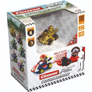 Carrera RC Mario Kart - Mini RC - Mario in Goud - Auto 2,4GHz RC Model Kant en Klaar