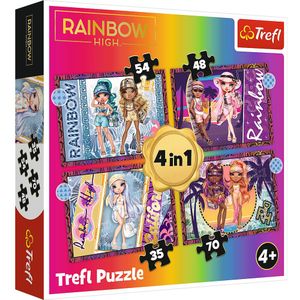 Rainbow High 4-in-1 Puzzel - 5900511346145
