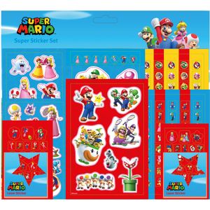 Super Mario Sticker set 500 st - 4043946303701