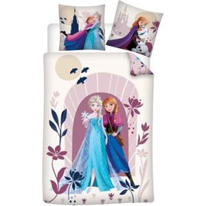 Disney Frozen Dekbedovertrek, Sister Love - Eenpersoons - 140 x 200 cm - Polycotton