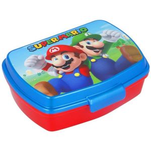 Super Mario Broodtrommel - 17x14 cm - Brooddoos - Sandwich Box