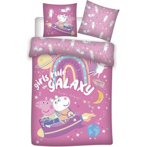 Carbotex Dekbedovertrek Peppa Pig 140 X 200 Cm Roze