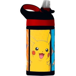 Pokemon Drinkfles 473ml. - Pikachu - Squirtel - Charmander - Schoolfles - Lunchfles - Beker