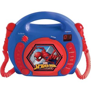 Spiderman Draagbare CD Speler met 2 Microfooons - 3380743067360