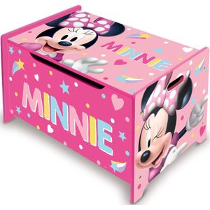 Minnie Mouse Houten Speelgoed Kist - 8430957139799