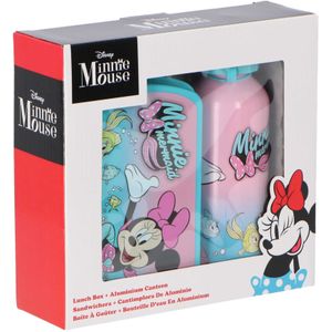 Minnie Mouse Lunchbox en Drinkbeker set - Zeemeermin - 8435507872485