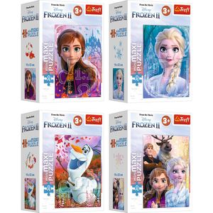 Frozen Disney Puzzel 4 stuks - 5900511560220