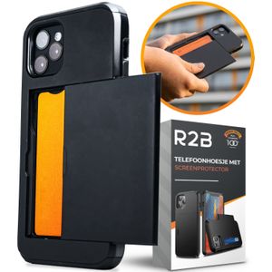R2B Hoesje met pasjeshouder voor iPhone 15 Pro Max - Model Utrecht