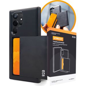 R2B Samsung S25 Ultra Hoesje met pasjeshouder geschikt voor Samsung Galaxy - Inclusief screenprotector - Model Utrecht