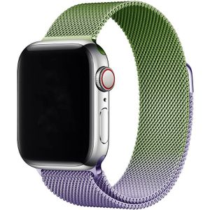 Apple Watch Milanese Band - Groen Lavendel - 42, 44, 45 & 49mm
