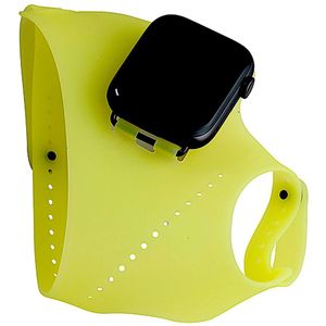 Apple Watch Ergonomische Fitness Band - Geel