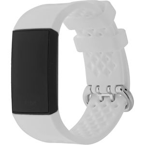 Fitbit Charge 3 & 4 Sport Point Band - Wit - SM