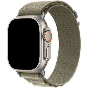Apple Watch Nylon Alpine Band - Olijf - 42, 44, 45 & 49mm