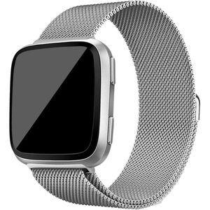 Fitbit Versa Milanese Band - Zilver - ML