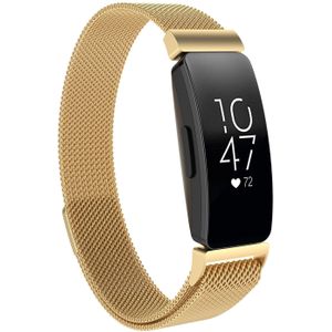 Fitbit Inspire Milanese Band - Goud - SM