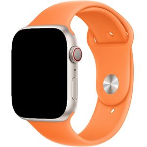 Apple Watch Sport Band - Fel Oranje - 42, 44, 45 & 49mm - SM