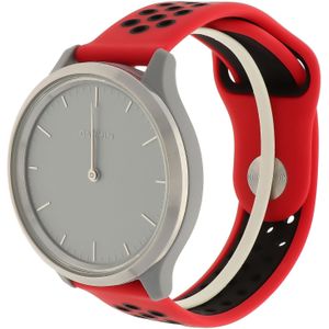 Garmin Vivoactive / Vivomove dubbel sport band - rood zwart