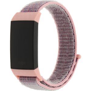 Fitbit Charge 3 & 4 Nylon Band - Roze Zand