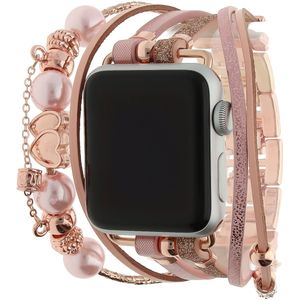 Apple Watch Sieraden Band - Liz Rose Goud - 38, 40 & 41mm