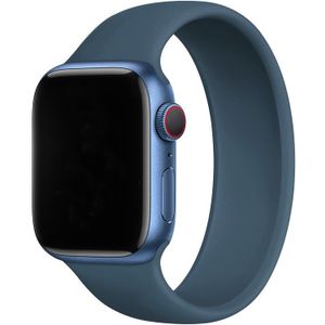 Apple Watch Sport Solo Loop Band - Afgrond Blauw - 42, 44, 45 & 49mm - L