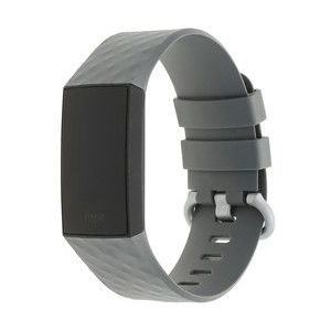 Fitbit Charge 3 & 4 Sport Wafel Band - Grijs - ML