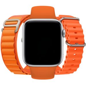 Oranje Apple Watch Voordeelbundel - 3x - 42, 44, 45 & 49mm - ML
