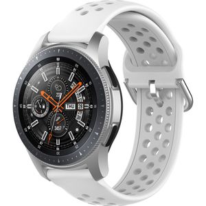 Samsung Galaxy Watch Sport Dubbel Gesp Band - Wit - 22mm