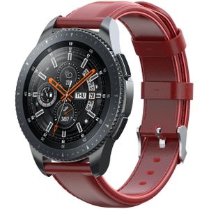 Samsung Galaxy Watch Leren Band - Rood - 20mm