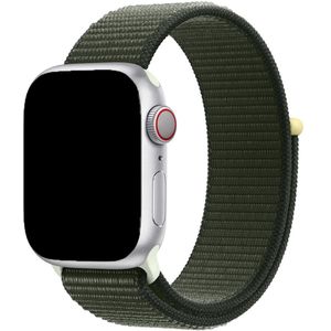 Apple Watch Nylon Geweven Sport Band  - Cipres - 42, 44, 45 & 49mm