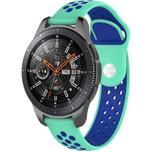 Huawei Watch GT Dubbel Sport Band - Groenblauw Blauw - 22mm