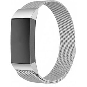 Fitbit Charge 3 & 4 Milanese Band - Zilver - SM