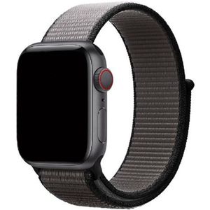 Apple Watch Nylon Geweven Sport Band  - Anker Grijs - 42, 44, 45 & 49mm