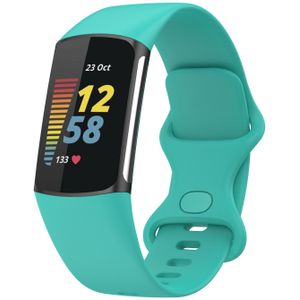 Fitbit Charge 5 Sport Band - Groenblauw - ML