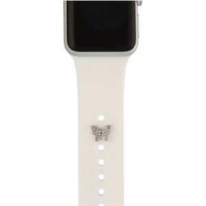 Apple Watch Sieraad - Vlinder Steentjes Zilver
