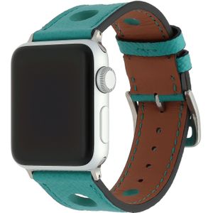 Apple Watch Leren Hermes Band - Groen - 42, 44, 45 & 49mm