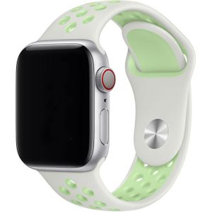 Apple Watch Dubbel Sport Band - Aura Groen - 38, 40 & 41mm - SM