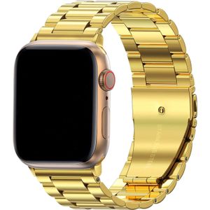 Apple Watch Kralen Stalen Schakel Band - Goud - 38, 40 & 41mm