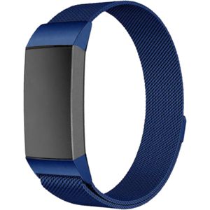 Fitbit Charge 3 & 4 Milanese Band - Blauw - ML
